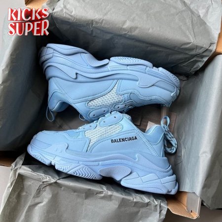 BALENCIAGA TRIPLE S TRAINER BLUE - BB205