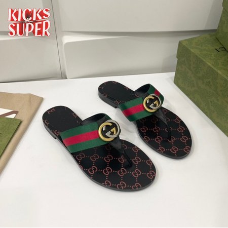 GUCCI WEB THONG SANDAL - GC215