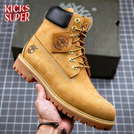 TIMBERLAND PREMIUM 6-INCH WATERPROOF BOOTS WHEAT NUBUCK - TBL001