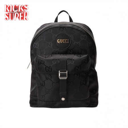 Gucci Off The Gird Backpack Black GG Nylon - GBP002