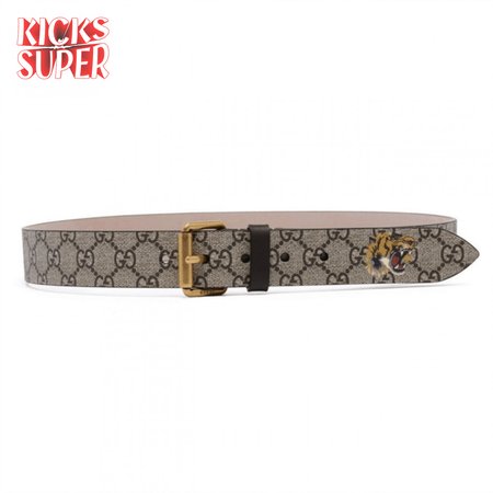 GUCCI TIGER PRINT GG SUPREME BELT - B40