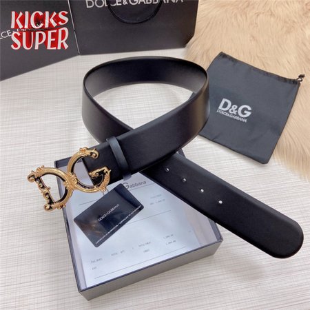 dolce & gabbana d&g logo leather belt