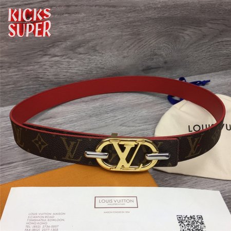 logo buckle leather belt