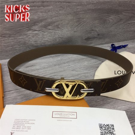 logo buckle leather belt