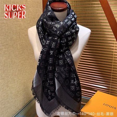 so shine monogram scarf shawl