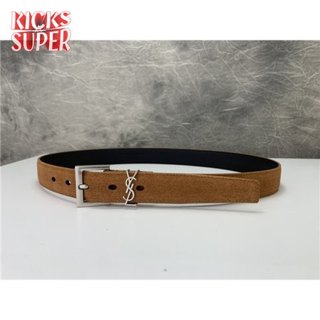 ysl leather belt