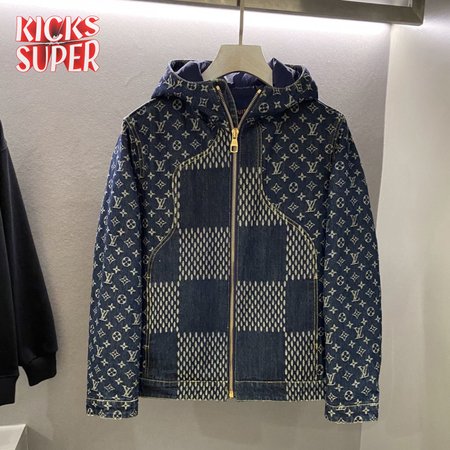 giant damier down jacket mc330178