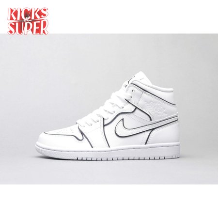 Air Jordan 1 Mid Iridescent Reflective White 36-46