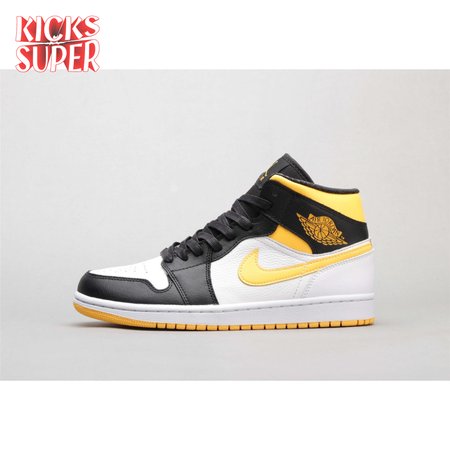 Air Jordan 1 Mid Laser Orange Black 36-46