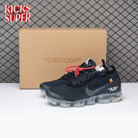 Nike Air VaporMax Off-White Black (2018) AA3831-002 Size 36-46