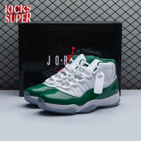 Jordan 11 Retro White Green CT8012-113 Size 40-48.5