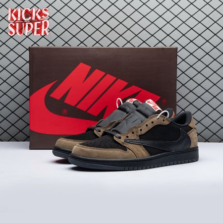 Travis Scott x Air Jordan 1 Low OG Velvet Brown DM7866 202 Size 36-47.5