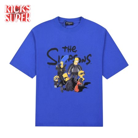 Balenciaga The Simpsons T-Shirt (B50) Blue