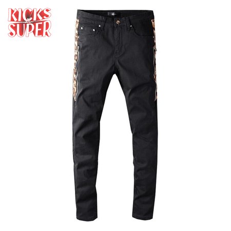 Amiri Cheeta Jeans Black