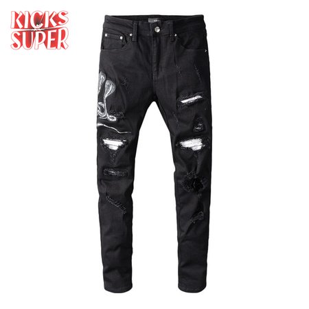 Amiri Cobra Jeans Black