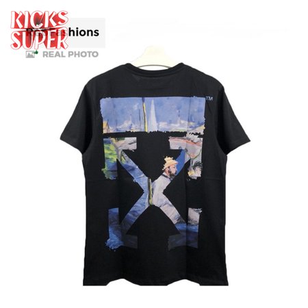 Off White Colored Diag Arrows T Shirt