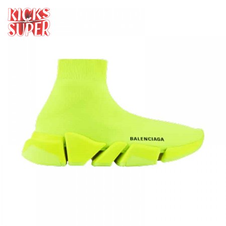 BALENCIAGA MEN'S SPEED 2.0 SNEAKER IN YELLOW - BB140