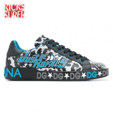 DOLCE & GABBANA PORTOFINO JUNGLE SPORT SNEAKERS - DG90