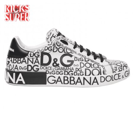 DOLCE & GABBANA LOGO PRINT SNEAKERS - DG13