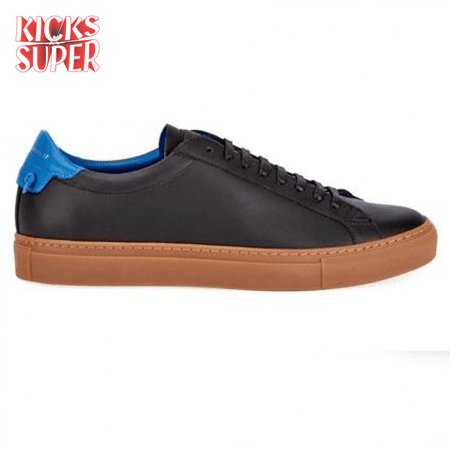 GIVENCHY MEN'S URBAN KNOT LEATHER LOW-TOP SNEAKERS IN BLACK - GVC24